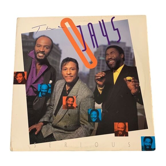 The O'Jays - Serious LP 1989 Soul R&B Vinyl Record - Picture 1 of 3